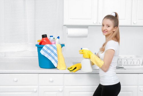 Final sparkle clean after refurbishment in Croydon