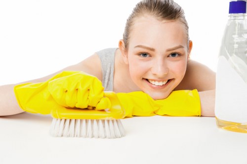 Professional house clearance team working at a Croydon property