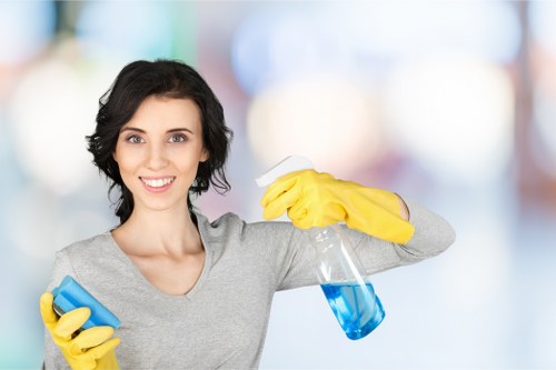 After builders cleaning and reset clean preparation