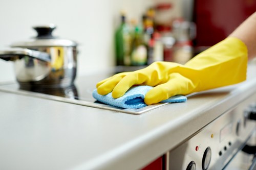 Low-carbon van used for sustainable cleaning operations
