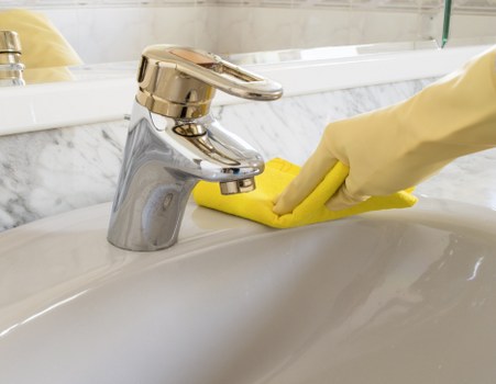Local cleaners working in a Croydon home after building works