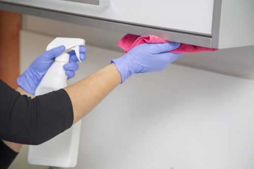 Evening office cleaning service in a Croydon business property