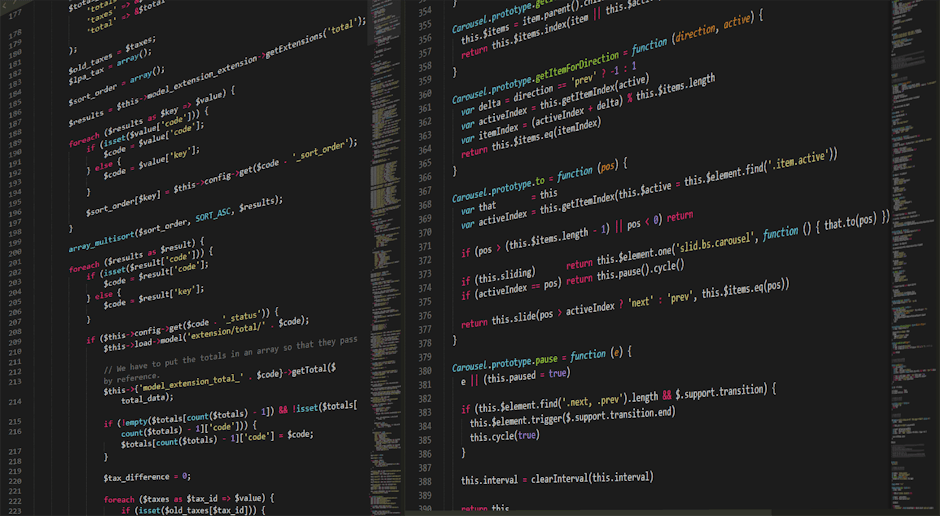 Close-up image of a computer screen displaying a segment of programming code with multicolored syntax highlighting. The code features words like 'false', 'error', 'message', and 'success' in yellow, o